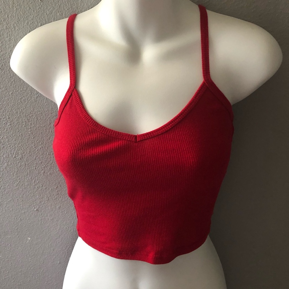 red and black crop top bundle